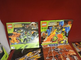 Massive Lot Lego Star Wars Power Miners Dino City Creator Atlantis Instructions