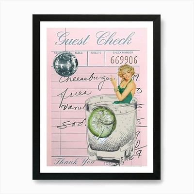 Guest Check 4 Kunstdruck gerahmt Wandbild Poster Leinwanddruck Bild