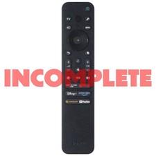 INCOMPLETE Sony OEM Voice Remote Control RMF-TX820U for Select Sony TVs - Black
