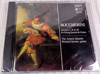 Boccherini Quintets I II III - Artaria Quartet CD - Richard Savino Guitar NEW!