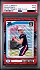 2024 Donruss 🔥 Drake Maye 🔥 Optic Preview Red Wave Prizm Rated Rookie - PSA 9