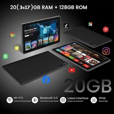 10.1 inch Android Tablet 10+128GB IPS Touchscreen Octa-core Processor Wi-Fi 6 3