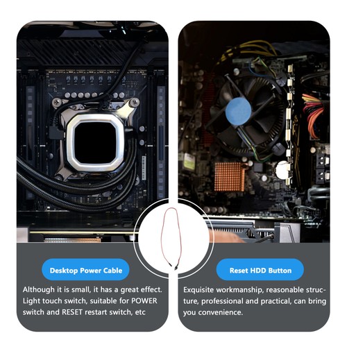 10 PCS Tastekabel Mit Einschalten Ein-Aus-Neustart-Taste HDD-Taste Zurücksetzen - 第 10/12 張圖片