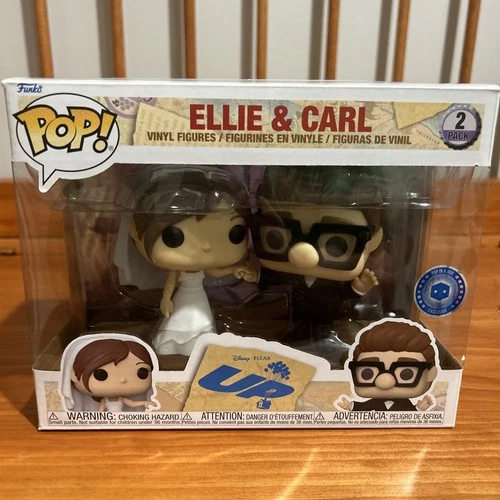 Funko Pop! Vinyl: Pixar - Ellie & Carl - 2 Pack Pop In a Box Exclusive