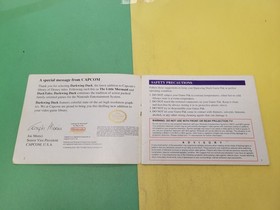 INSTRUCTION MANUAL ONLY Disney's Darkwing Duck ☆☆ (No game) NES Nintendo