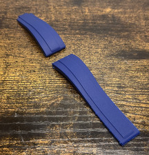 20mm Silicone Rubber Strap Band For Rolex Oysterflex Datejust Daytona Submariner