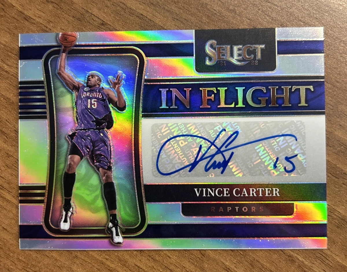 Panini Vince Carter Basketball Autographed Sports Trading Cards 
