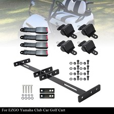 Fit For EZGO Yamaha Club Car Golf Cart 4 Retractable Seat Belts and Bracket Kit