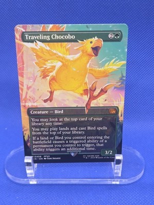 Magic The Gathering Final Fantasy Traveling Chocobo 0406 Regular Borderless NM