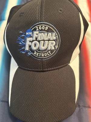 2009 NCAA FINAL FOUR HAT. Black/Gray/Blue. Detroit Ford Field! Roy Williams!