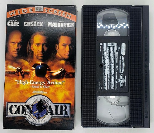 Vintage LOT of 6 (VHS) Predator Outbreak Con Air No Escape The Mummy Black Moon! - Picture 16 of 17