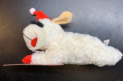 MULTIPET HOLIDAY LAMBCHOP SANTA HAT 10