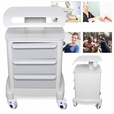 Mobile Beauty Spa Salon Medical Trolley Cart with Drawers Portable Tool Cart New