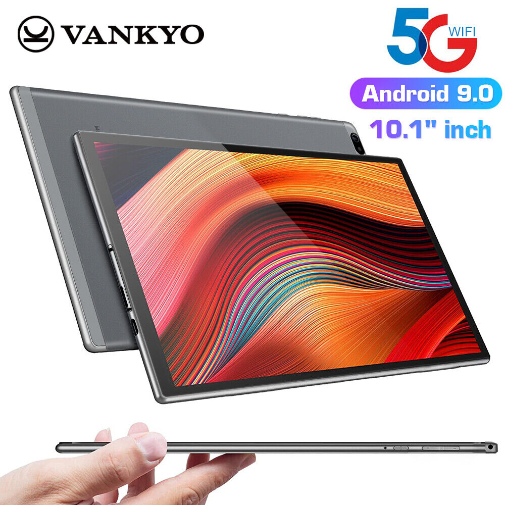 Vankyo 10.1" 5G WIFI Tablet Android 9.0 3G+32G Octa-Core Pad PC Google GPS 2021
