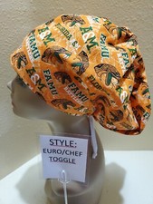 Florida A M University Rattlers Women's Euro/Chef Surgical Scrub Hat Handmade