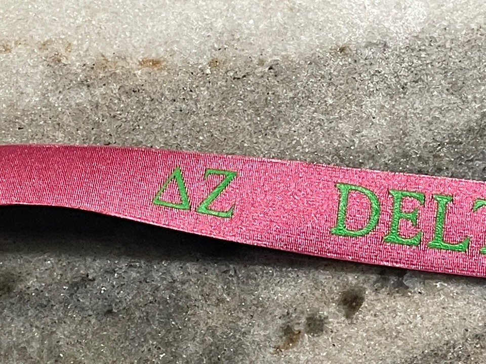Croakies Original Delta Zeta Sorority Neoprene Eyewear Retainer New