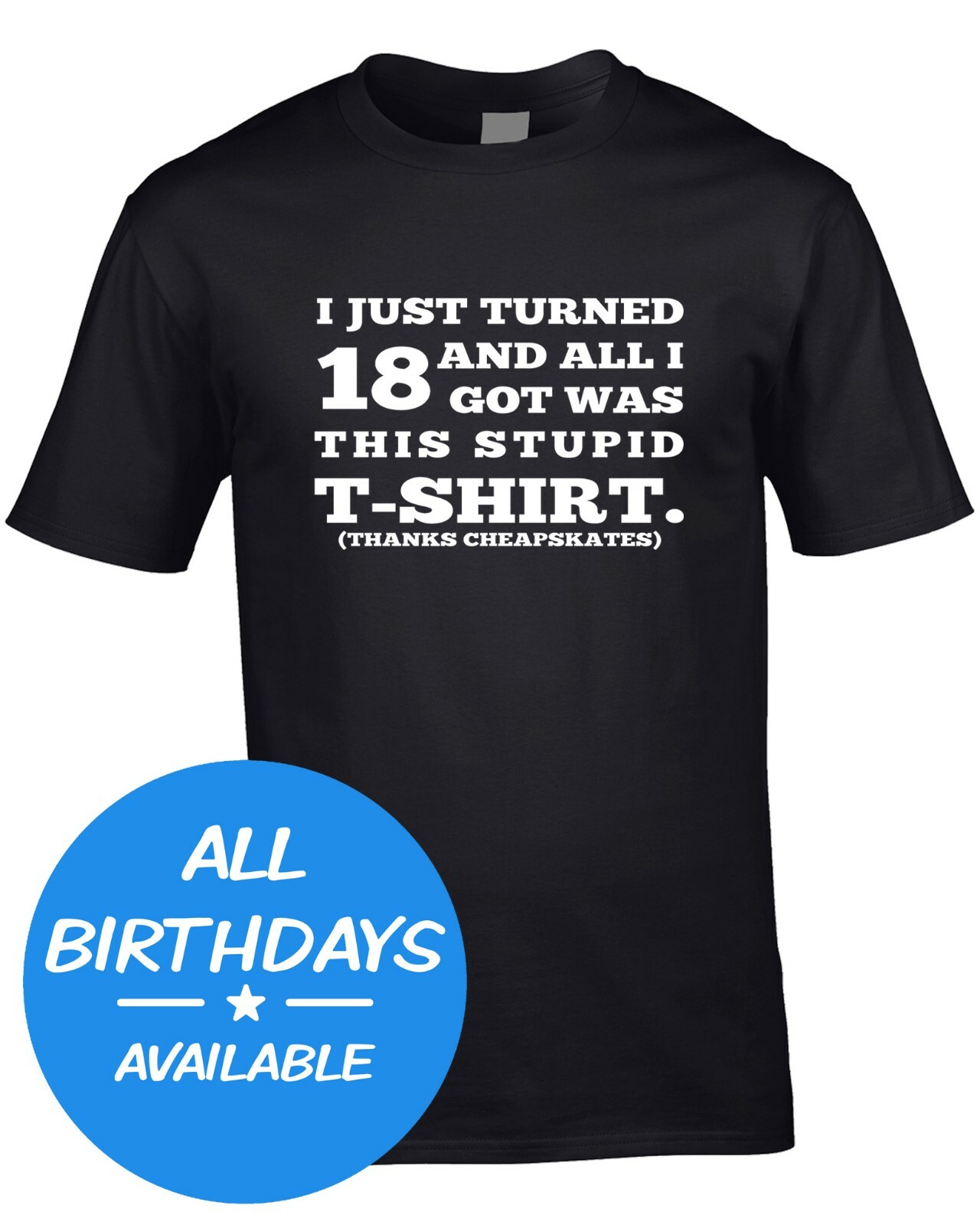 ALTRA T shirt uomo compleanno stupida cool scherzo bavaglio festa divertente regalo personalizzata 30° 50°