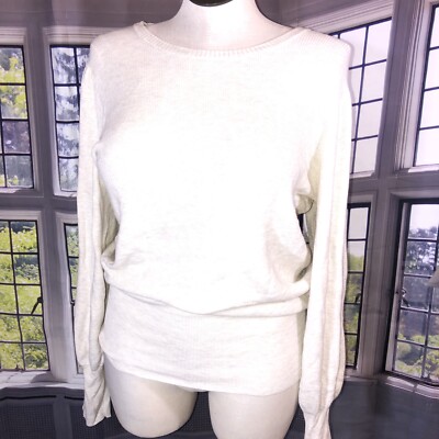 Evri 2x NWT Oatmeal Long Balloon Sleeve Sweater $48