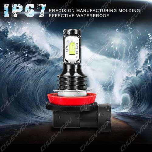 For Subaru WRX 2015 2016 2017 2018- 2020 LED Headlight + Fog Light Bulbs 8000K - Picture 7 of 12