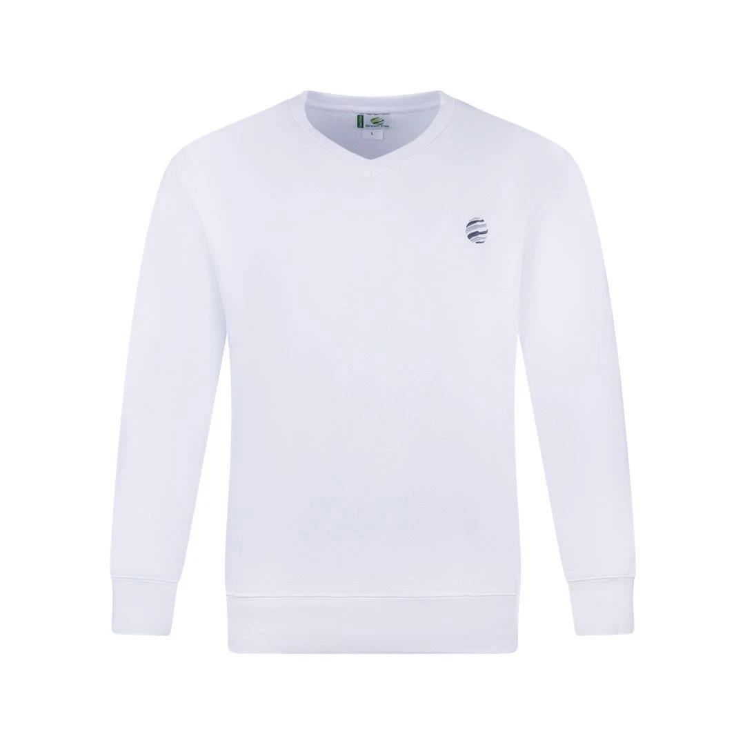 Green and white sweatshirt store