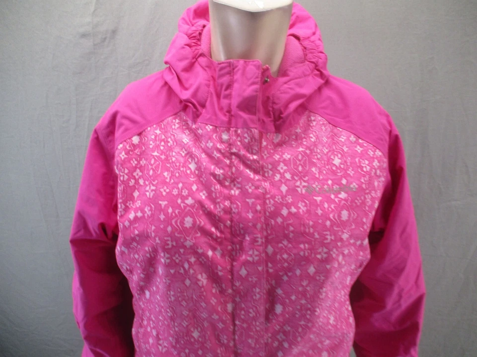 Columbia Talla XL (18-20) Niñas Rosa Cremallera Completa Polvo Falda Snowboard Chaqueta 467 Foto 2 de 4