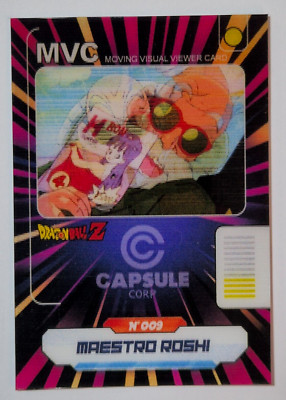 2024 CARD 3D DRAGON BALL Z Capsule Corp #09 MAESTRO ROCHI MVC PERU Edition