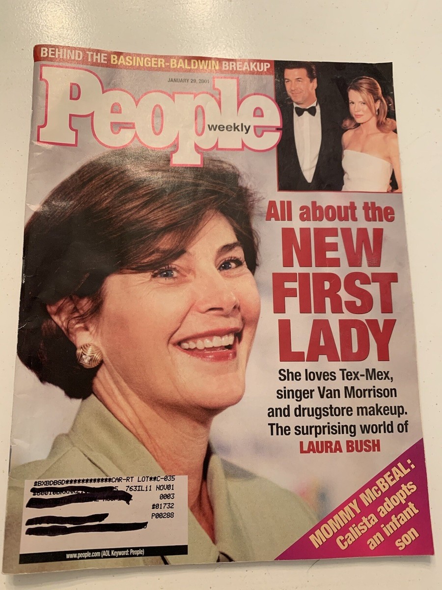 PEOPLE Magazine, JANUARY 29, 2001, LAURA BUSH COVER