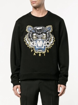 Size M - Sweatshirt Kenzo Paris Big Tiger Logo Hoodie Sweater | eBay