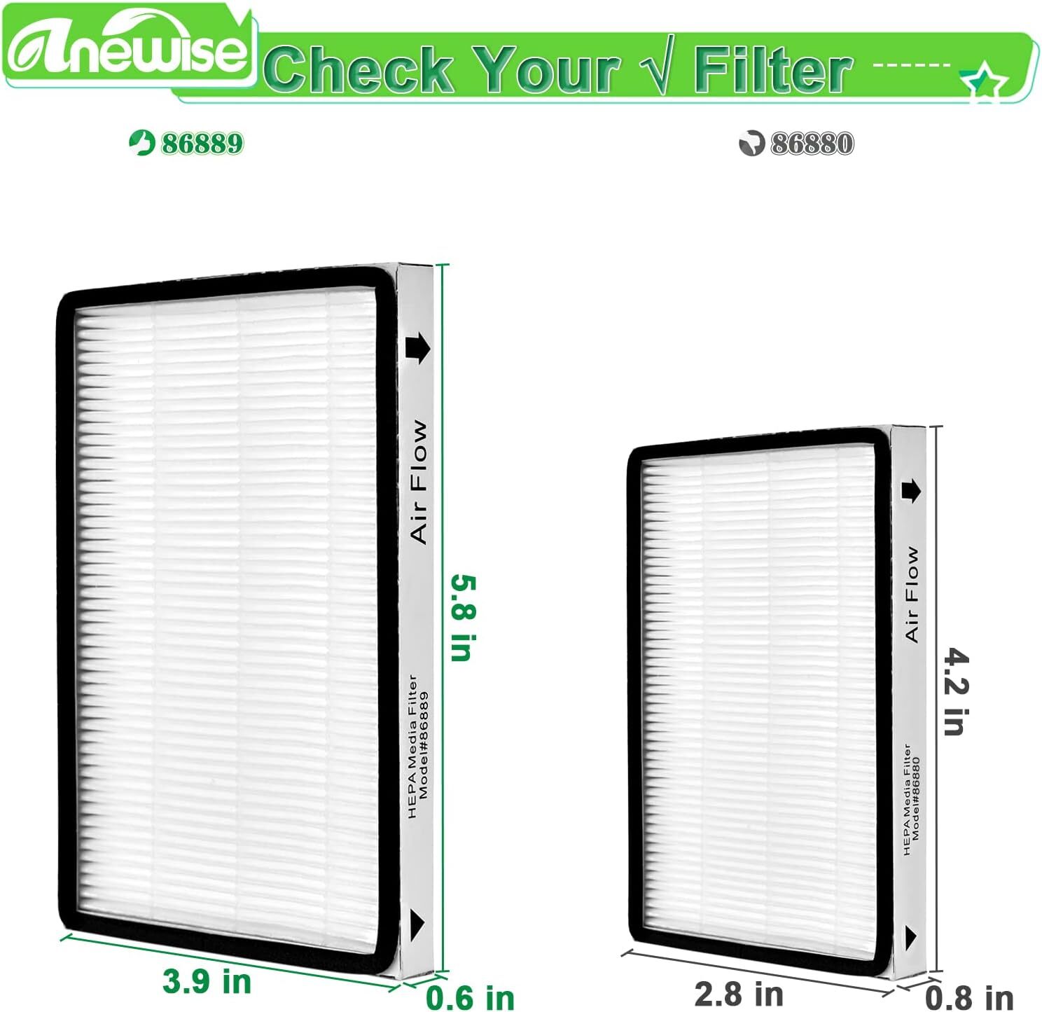 3 HEPA Media Filter For Kenmore EF1,86889,2086889,40324,53295 Vacuum