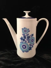 MITTERTEICH Bavaria China BLUE FLORAL MIT13 Coffee Pot