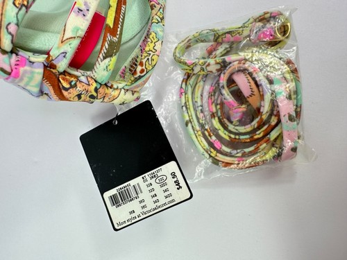 Victoria's Secret Swim Suit Top Detachable Strap Multi Color Womens Size 32C - Picture 4 of 7