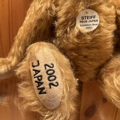 限定⭐️Steiff PB28 Japan Exhibition 2002 Steiff teddy bear 100th anniversary PB28 Japan Exhibition