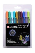 Gelly Roll Moonlight assorted colour Pack of 10 opaque shades With Fast Ship ll