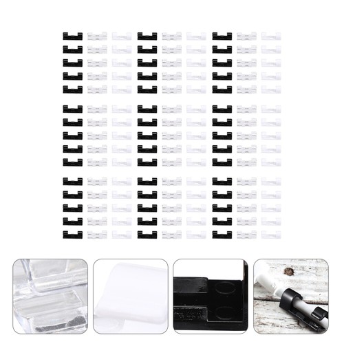 120 Pcs Kabelmanagement-Clip Fräulein Kabelbefestigung Zu Hause Kabel-Organizer