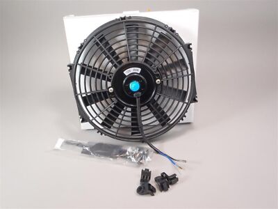 10 Blade Universal 12'' Slim Radiator Push Pull Fan 12V w/ Mount Kit MGP-5490