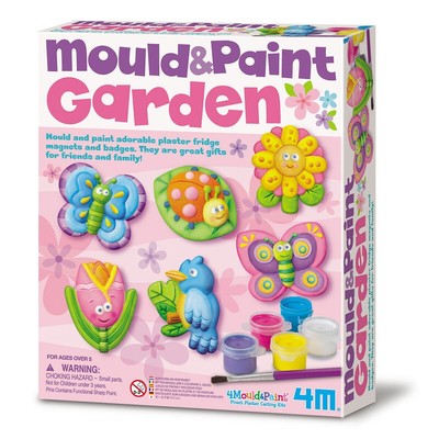 4M Mould And Paint Glitter Fairy – Bastelset Für Feen-Magnete, Mit Gips, Farben & Glitzer