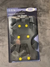 WHITE LAKE Ice Traction Anti Slip Protection for Shoes In XL (Black) NEW
