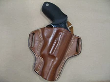 Taurus Judge 3" Chamber Leather Molded 2 Slot Pancake Belt Holster CCW  TAN RH