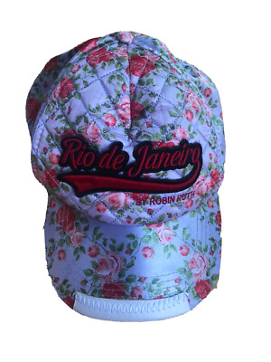 Robin Ruth Brazil Rio de Janeiro Floral Red Roses Golden Robin Ruth Snapback Adult Cap ...