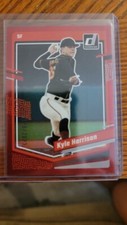 2023 Panini Donruss Baseball #113 Kyle Harrison Base Holo Red 198/2023