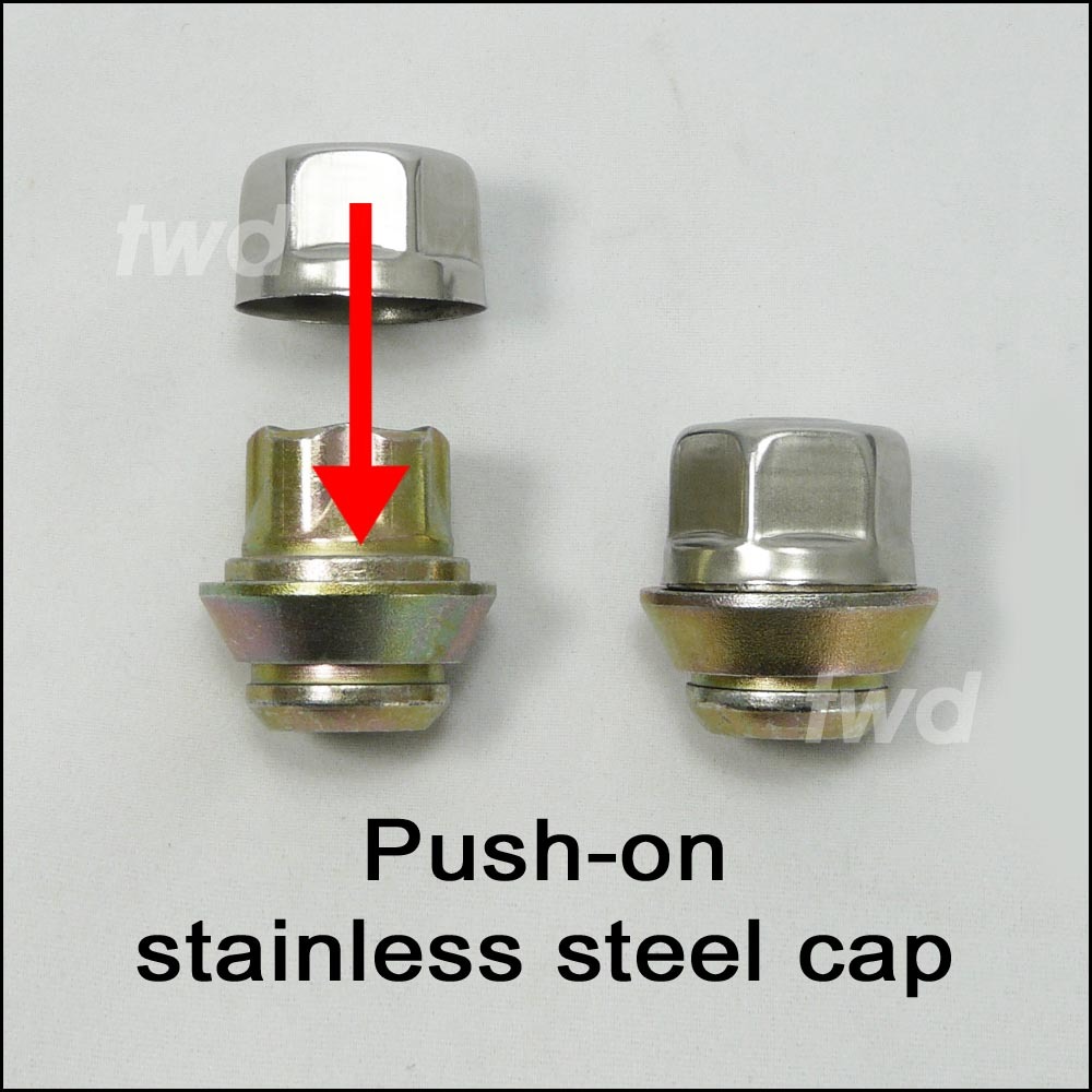 4x WHEEL LOCKING NUTS FORD MONDEO ALLOYS (M12X1.5) SECURITY STUD BOLT