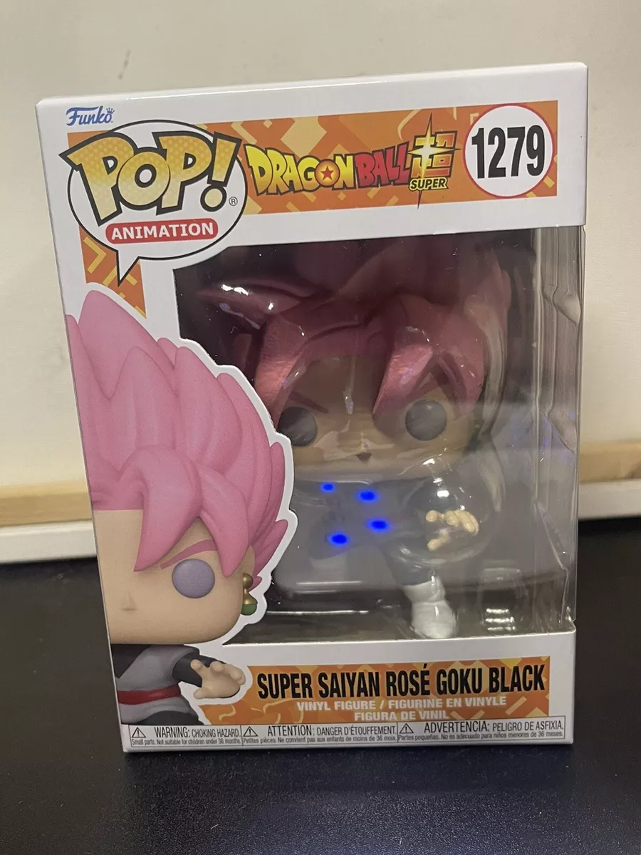 Boneco Dragon Ball Super Funko Pop Goku Black Super Saiyajin Rose 1279