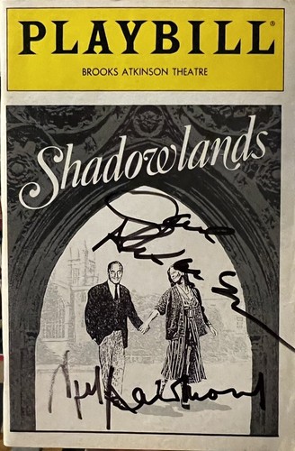 SHADOWLANDS - Nigel Hawthorne & Jane Alexander Signed Broadway Playbill
