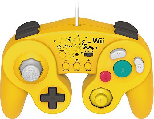 HORI Battle Pad for Wii U (Pikachu Version) with Turbo - Nintendo