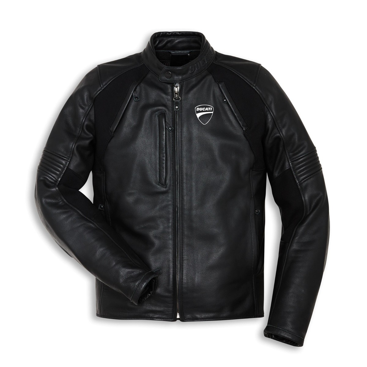 STYLISH DUCATI Biker Motorbike Leather Jacket Men Motorcycle