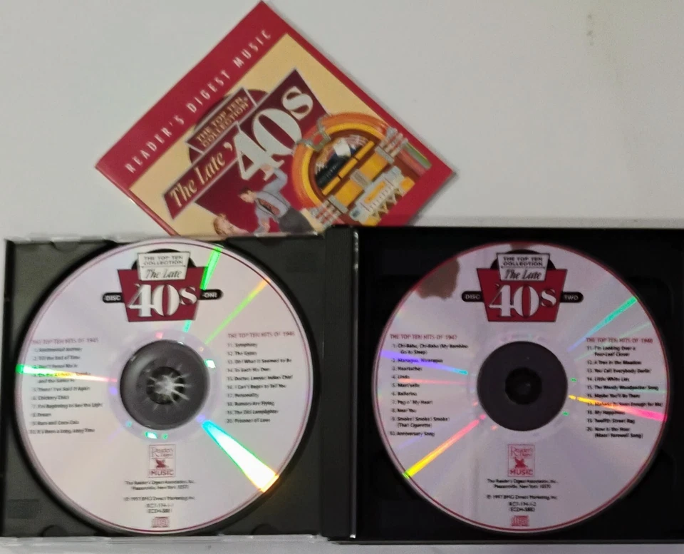 4 CDs THE LATE' 40s 80 Tracks VINTAGE RETRO Nostalgic The Top Ten Collection - Image 4 of 4