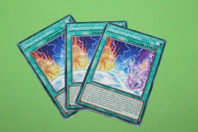 YuGiOh Playset DABL-DE065 Drachenpendel Common 3x