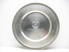 25 Jahre Freiwillige Feuerwehr Stadt Stadthagen 1975 Zinnteller !!!