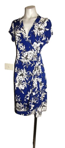 Jacqui E size M approx 14 work office casual dinner floral summer dress - Picture 4 of 6