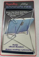 VINTAGE Page Boy Folding Book Holder & Ebook Readers Stand,N.O.S. Made in U.S.A